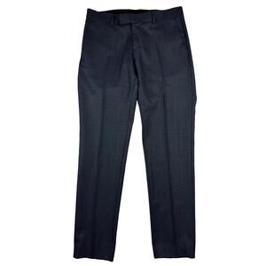 Tiger of Sweden Tordon Slim Fit Trousers Textured Navy Size EU 48 | 32 W